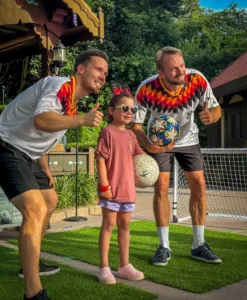 Fußball Duo Show mit Interaktion